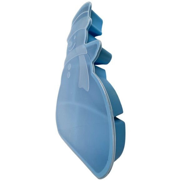 🌸4/$50🌸 Large Plastic Snowman Shaped Storage Box with Lid - Picture 3 of 10